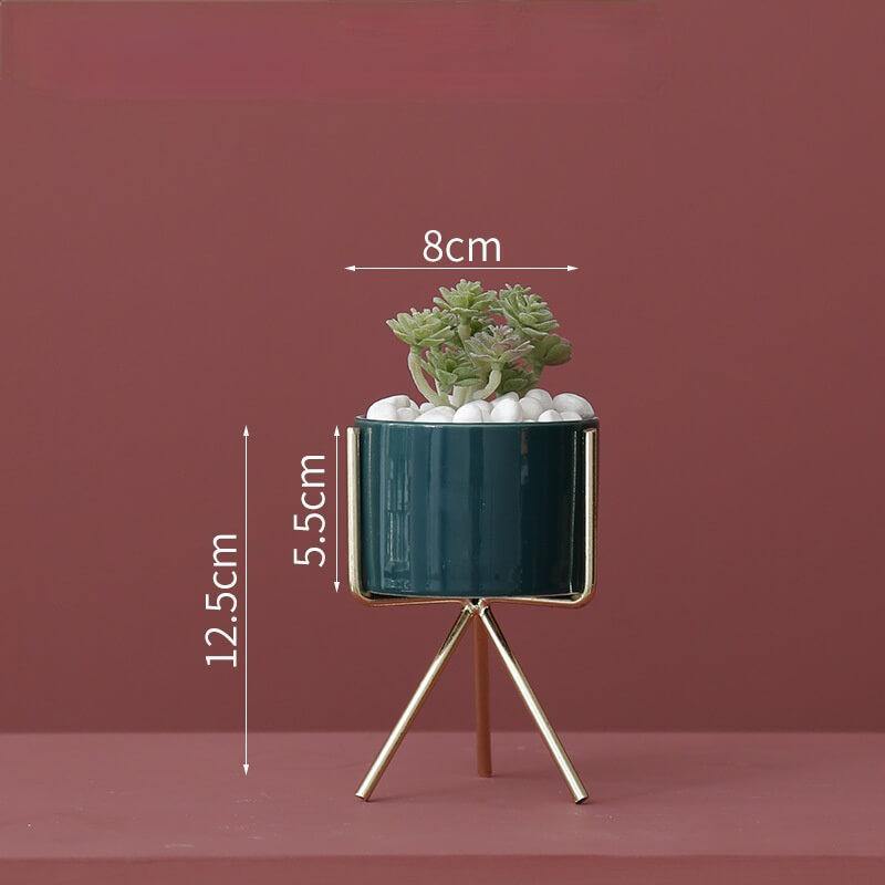Artificial Potted Plant Fake Succulents For Home And Office Decoration - CHALIER