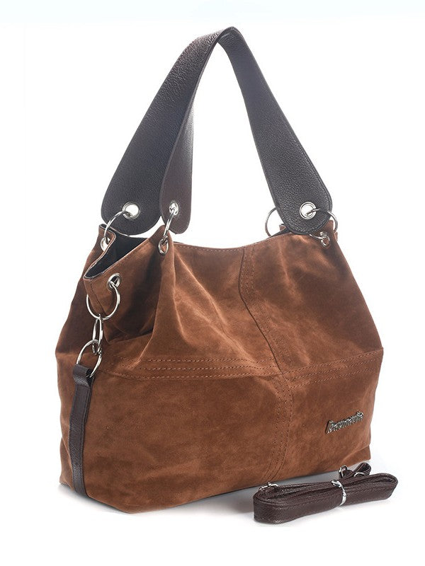 Women's Solid Flannel Handbags