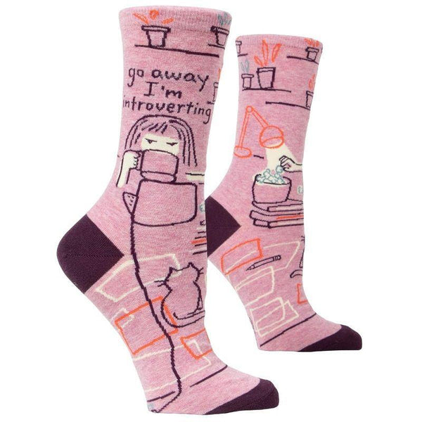 Women Cotton Crew Socks Cartoon Funny Crazy Socks - CHALIER