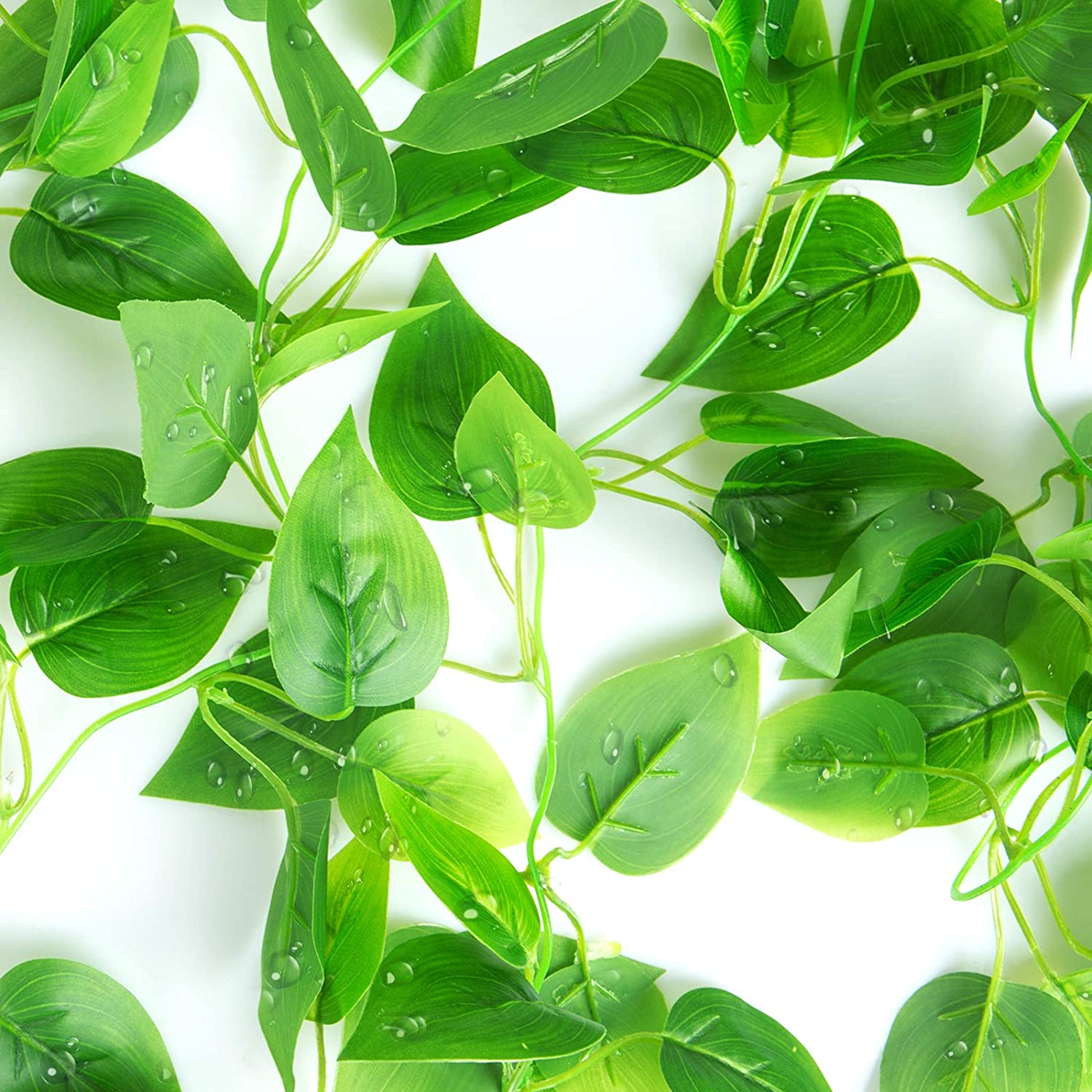 3.6 Ft Artificial Plants Fake Ivy Vines Hanging Wall Plants Fake Ivy Green Leaves Room Decor Indoor Outdoor Decorations