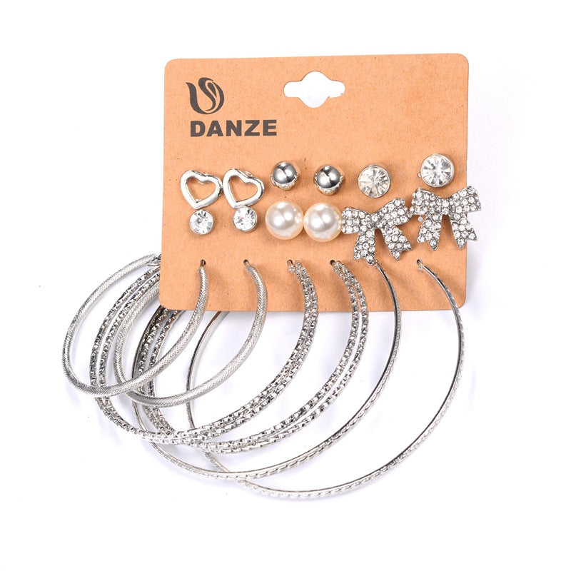 Female Hot Earrings Women Hoops Drop Earrings Sets