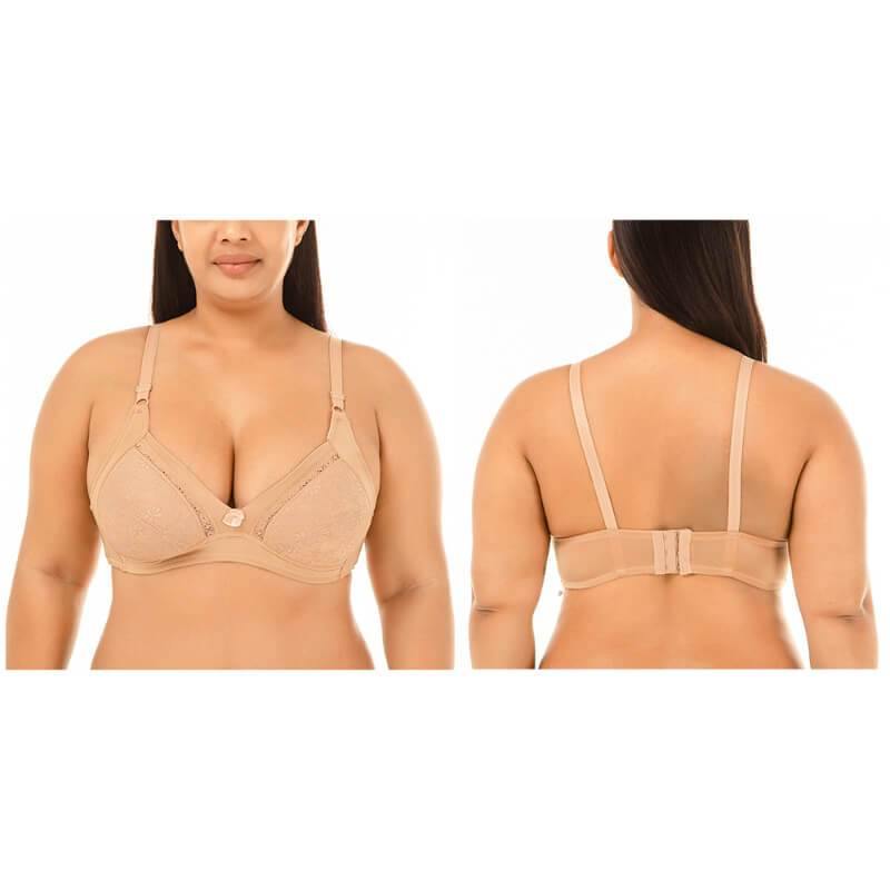 Womens Full Coverage Ultimate Lift and Support Wire Free Bra - CHALIER