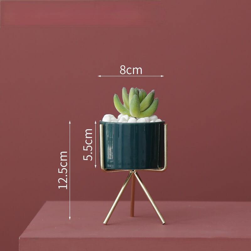 Artificial Potted Plant Fake Succulents For Home And Office Decoration - CHALIER