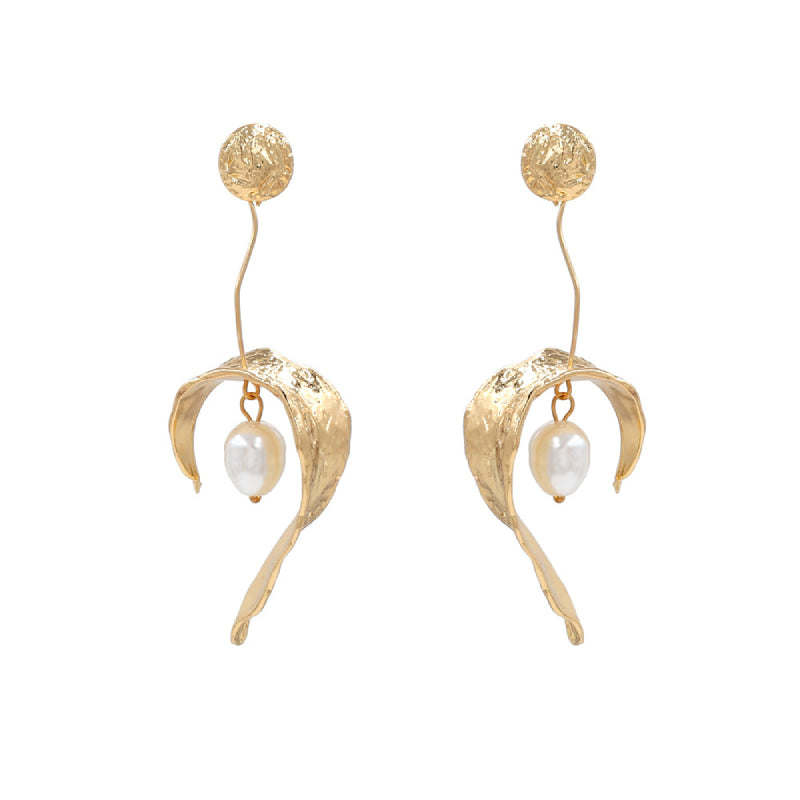 Female Hot Earrings Women Design Metal Heart Drop  Earrings