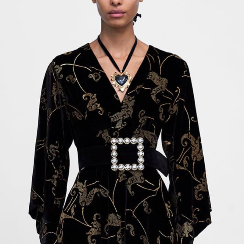 Women Fashion Dress Belt Buckle Metal Belt