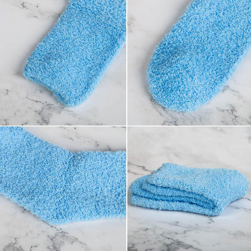 Womens Fuzzy Socks 5 Pairs Winter Cozy Fluffy Slipper Soft Socks Gifts