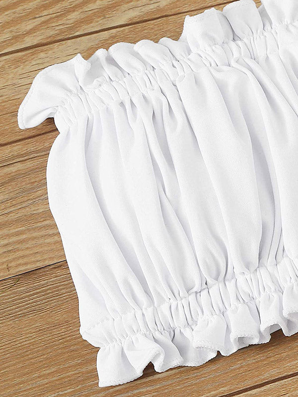 Sexy Strapless Bikini Set Soft Drawstring Two-Piece Swimsuits