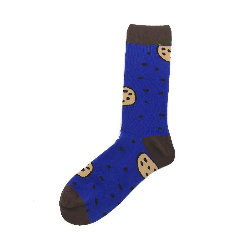 Men's Crazy Creative Colorful fuuny Fashion Food Animals Cotton Socks Crew Gift - CHALIER