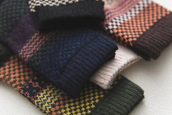 Mens Winter Socks Vintage Exotic Knitted Warm Soft Socks Set Gift