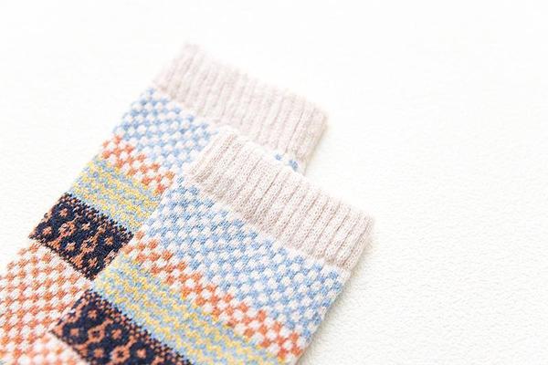 Mens Winter Socks Vintage Exotic Knitted Warm Soft Socks Set Gift