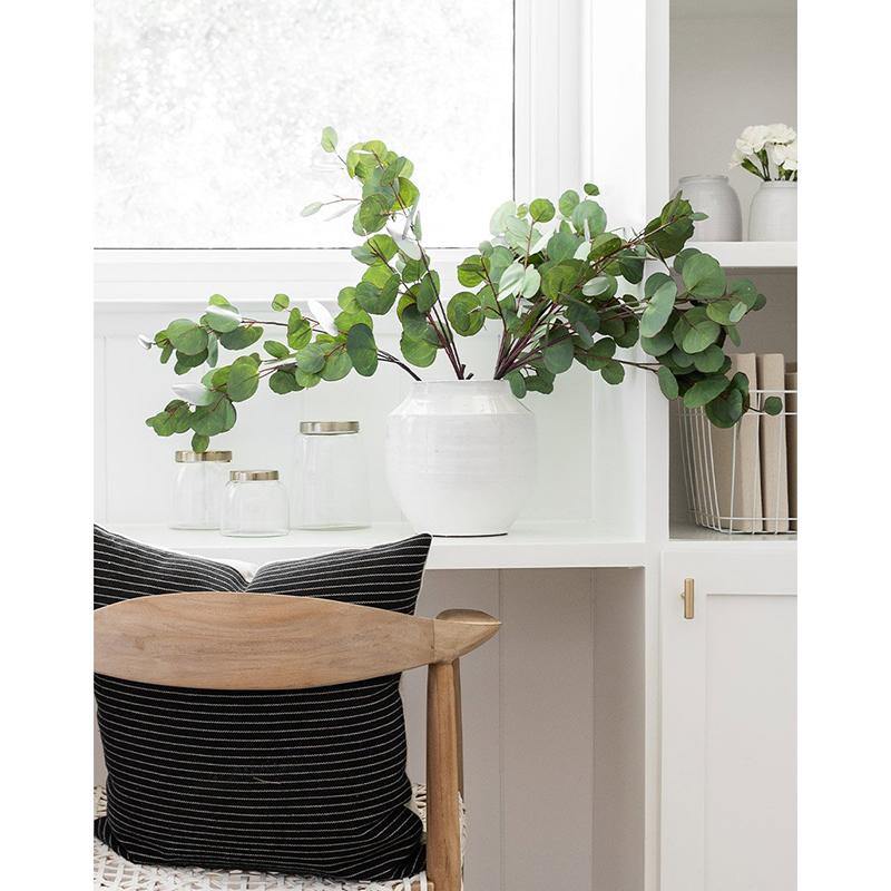 Artificial Eucalyptus Garland Long Silver Dollar Foliage Plants Greenery Fake Plastic  Eucalyptus Decoration - CHALIER