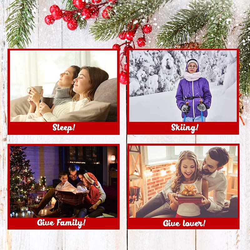 Womens Winter Socks Small Pompom Warm Fuzzy Cozy Soft Slipper Socks Gifts Set