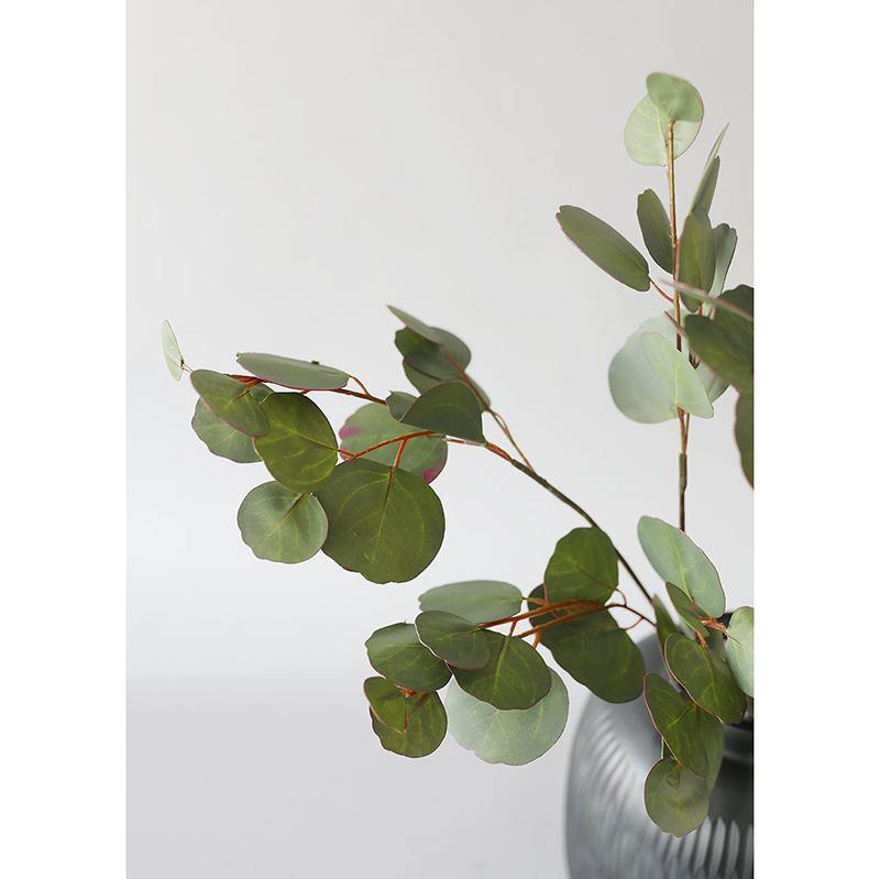 Artificial Eucalyptus Garland Long Silver Dollar Foliage Plants Greenery Fake Plastic  Eucalyptus Decoration - CHALIER