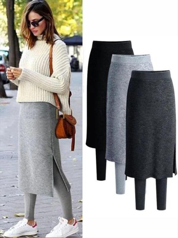 Chalier Women One Piece Casual Shirt with Leggings - CHALIER