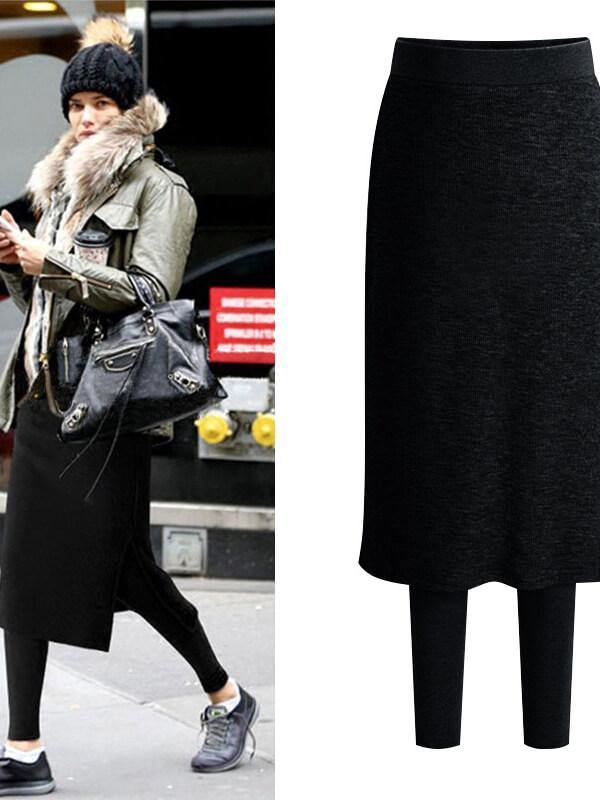 Chalier Women One Piece Casual Shirt with Leggings - CHALIER