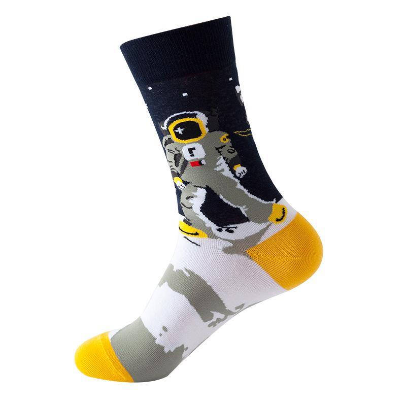 Funny Socks for Men & Women Crazy Colorful Cool Novelty Cute Dress Socks - CHALIER