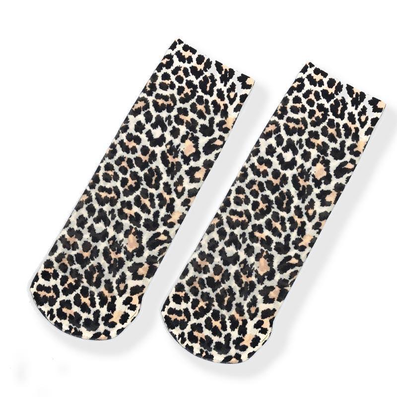 Womens Cute Sweet Short Ultrathin Stockings Girls Printed Patterns Flower Buttefly Ankle Socks Set 6 Pairs - CHALIER