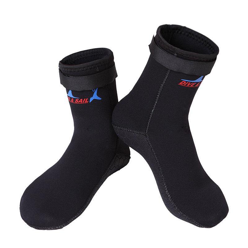 Diving Socks Unisex 3mm Cold-proof Warm Surf Swimming Beach Socks - CHALIER