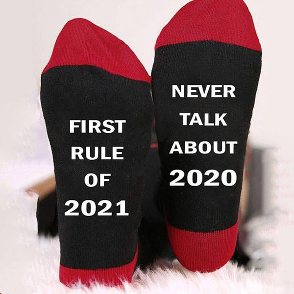 Mens Crew Cotton Fun Letter Socks Womens 2021 Socks - CHALIER
