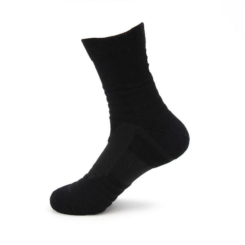 Mens Crew Athletic Elite Socks Set Outdoors Walking/Running/Hiking Socks Non-slip Absorbing Sweat Socks - CHALIER