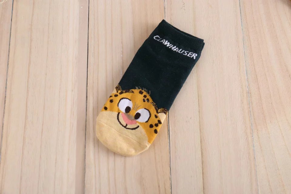 Womens Cartton Catton Crazy Socks Fun Ankle-high Socks 5 Pairs