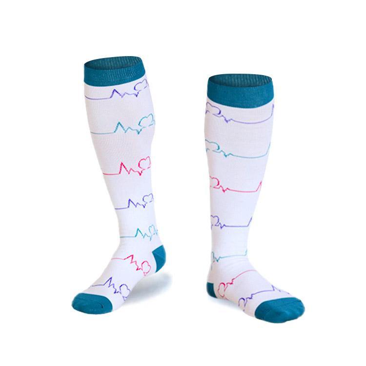 Compression Socks Unisex Breathable Shaping No Slip Sports Socks Elastic Stockings - CHALIER