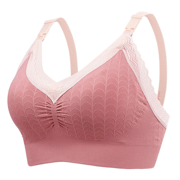 Womenls Full Bust Nursing Bra Seamless Maternity Bras Bralatte Soft Cup