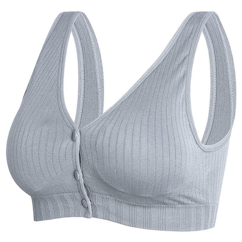 Women Nursing Bra Seamless Sleep Breastfeeding Maternity Front Close Bra - CHALIER