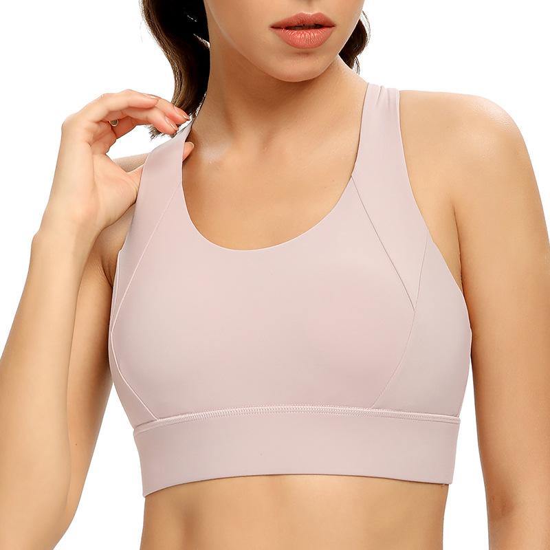 Women Sport Bra Crisscross Removable Pads Bra for Yoga Running Athletic Gym Workout Fitness - CHALIER
