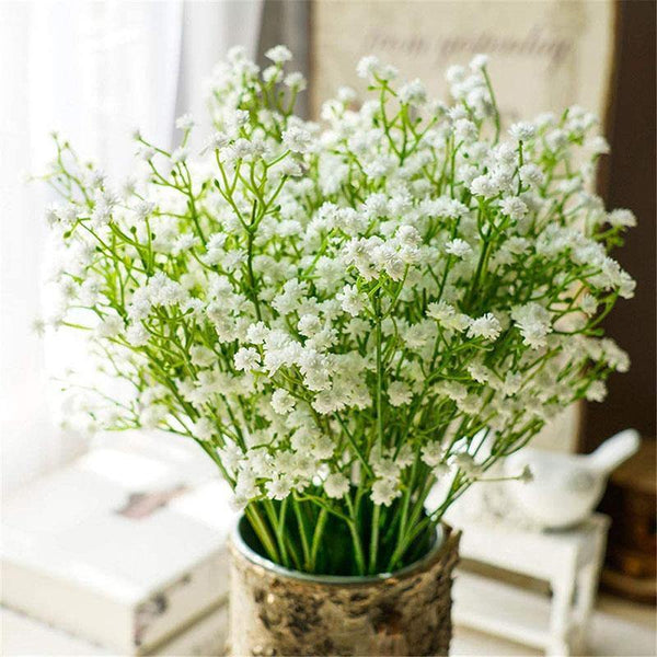 Artificial Silk Gypsophila Fake Flowers Real Touch Bouquets Plants for Wedding Party Home  Decoration  Gift - CHALIER