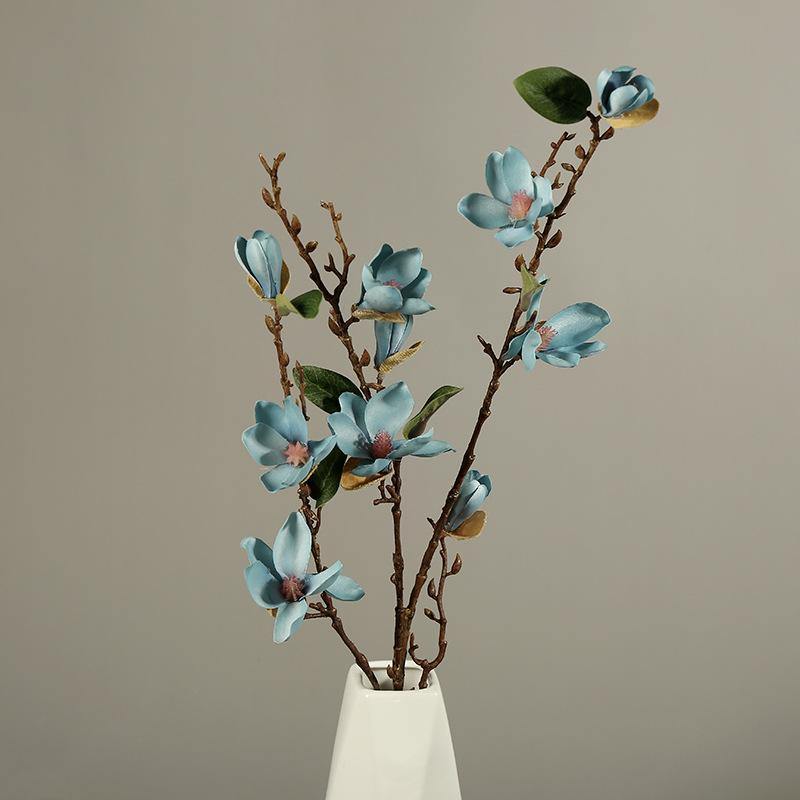 Artificial Magnolia Bouquet Fake Flower For Wedding Home Decoration - CHALIER