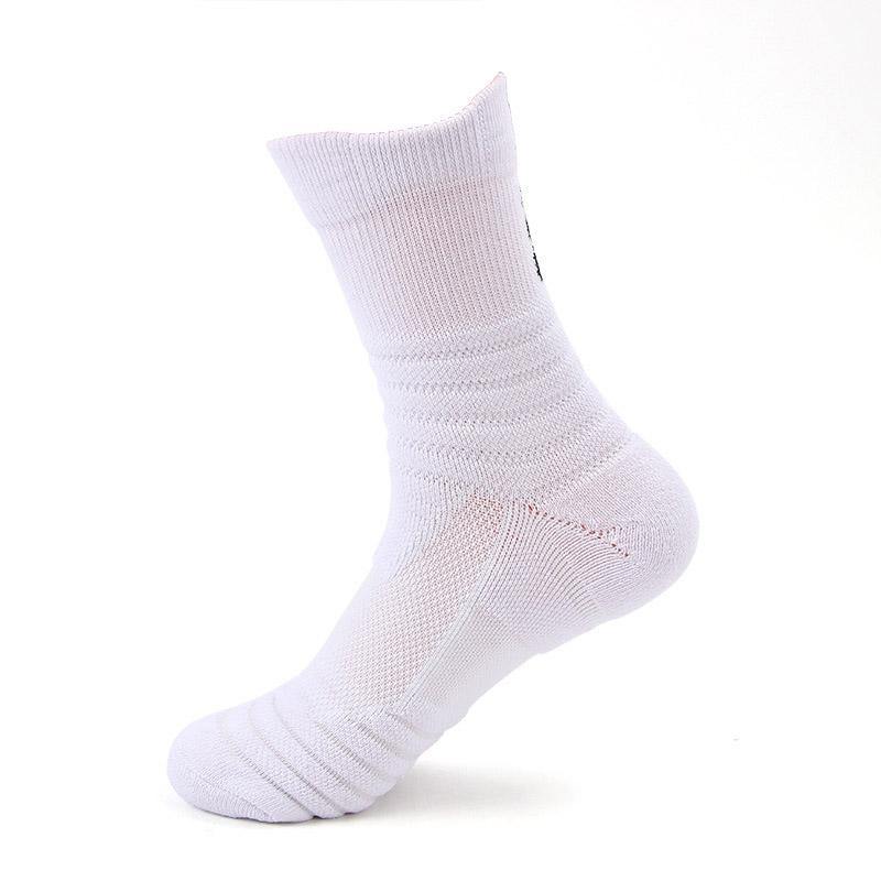 Mens Crew Athletic Elite Socks Set Outdoors Walking/Running/Hiking Socks Non-slip Absorbing Sweat Socks - CHALIER