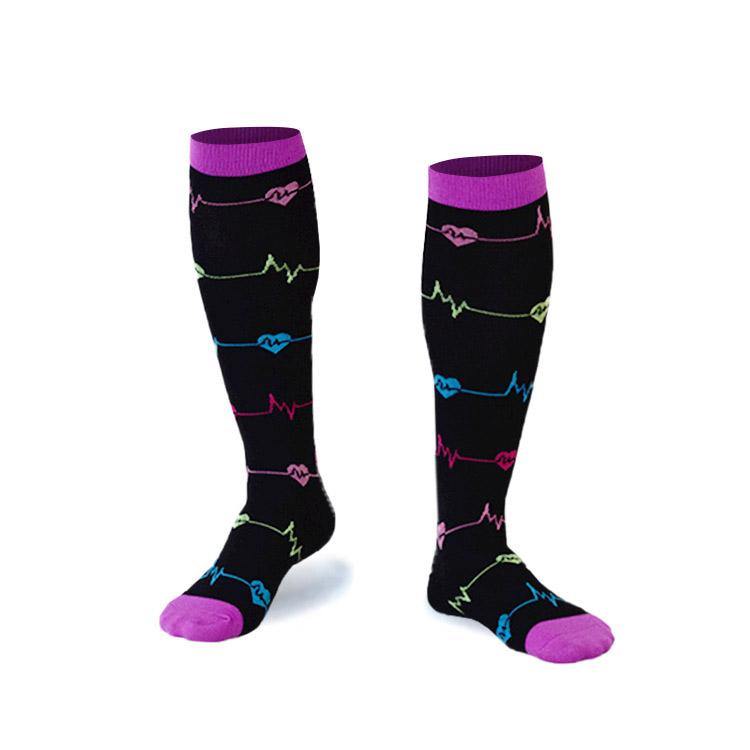 Compression Socks Unisex Breathable Shaping No Slip Sports Socks Elastic Stockings - CHALIER