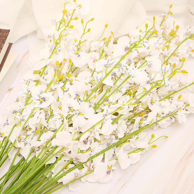 Artificial Phalaenopsis Bouquet Artificial Flower For Home Office Decoration Set 10 Branches - CHALIER