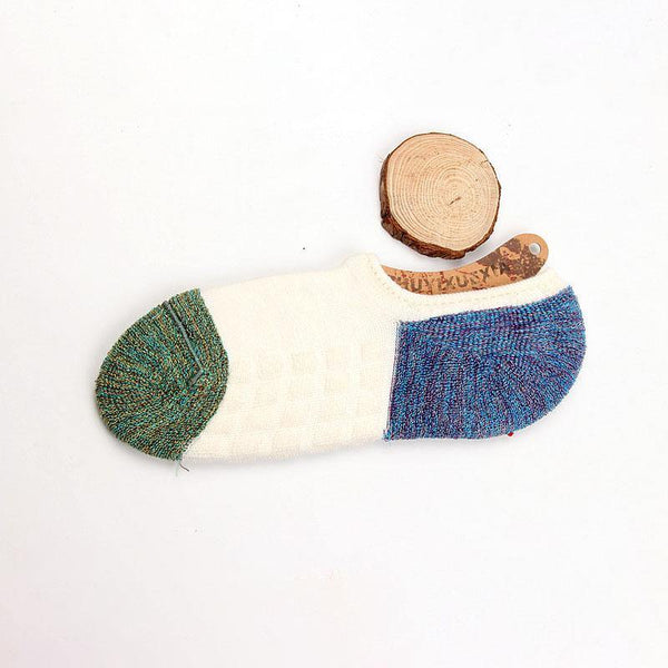 Chalier Men Athletic Socks Thicken Non-Slip Beathable White 1 Pair - CHALIER