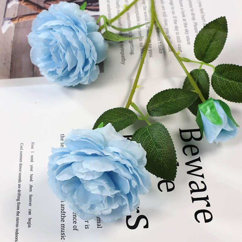 Artificial Flowers 2 PCS Fake Peony Silk Flowers  For Wedding&Home Decoration - CHALIER