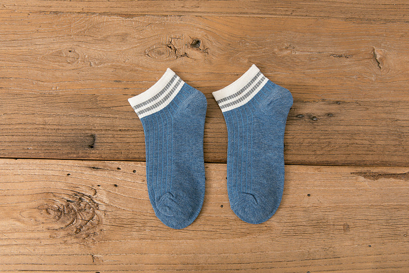 Womens Cartoon Cute Short Socks Set Socks Set 8 Pairs Stripes