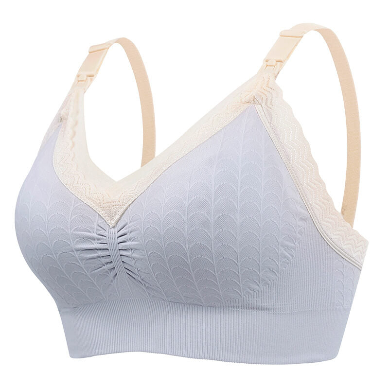 Womenls Full Bust Nursing Bra Seamless Maternity Bras Bralatte Soft Cup