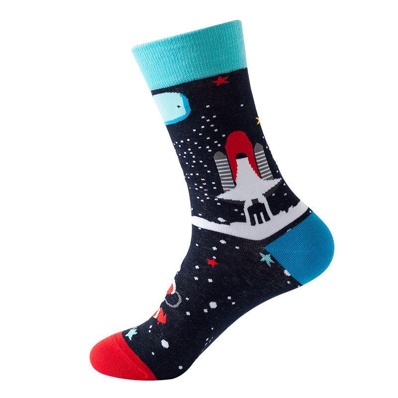 Funny Socks for Men & Women Crazy Colorful Cool Novelty Cute Dress Socks - CHALIER