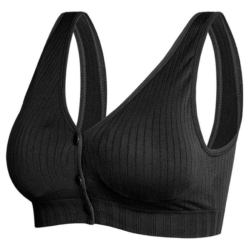 Women Nursing Bra Seamless Sleep Breastfeeding Maternity Front Close Bra - CHALIER