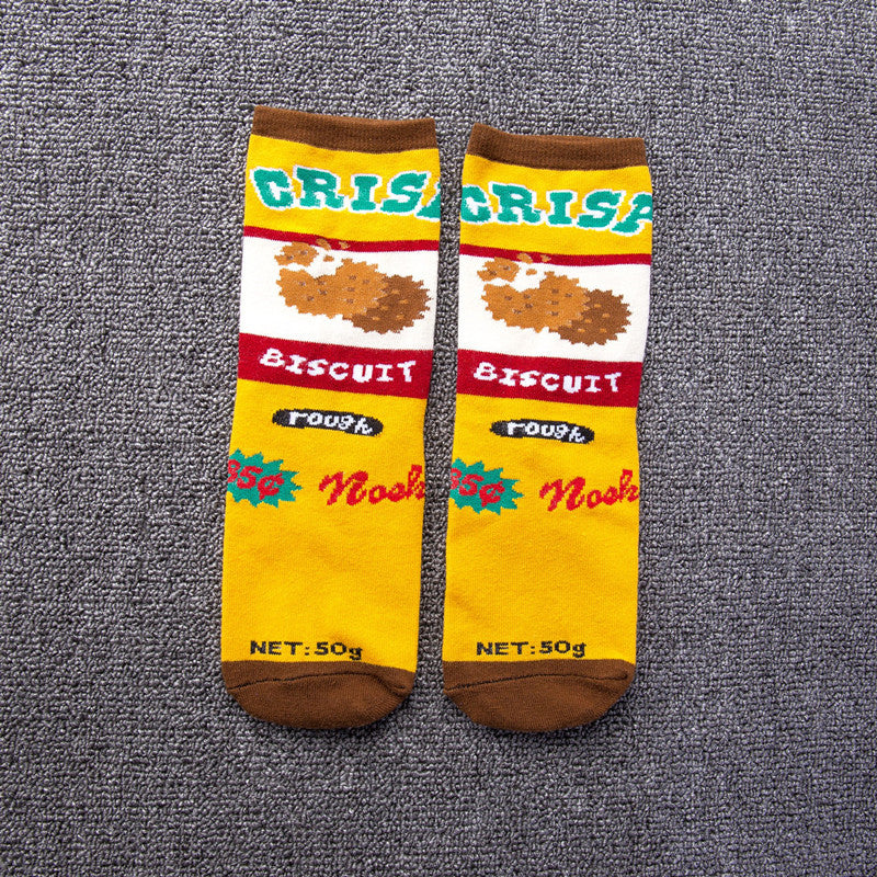 Chalier Women Cotton Cartoon Ankle-high Socks