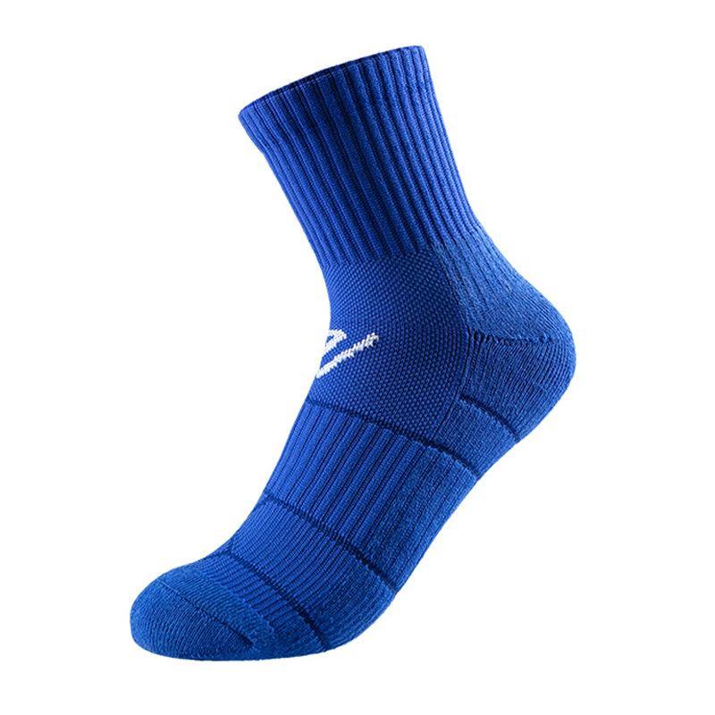 Mens Athletic Thickened Socks Unisex Sports Running Hiking Breathable Socks Set 5 Pairs - CHALIER