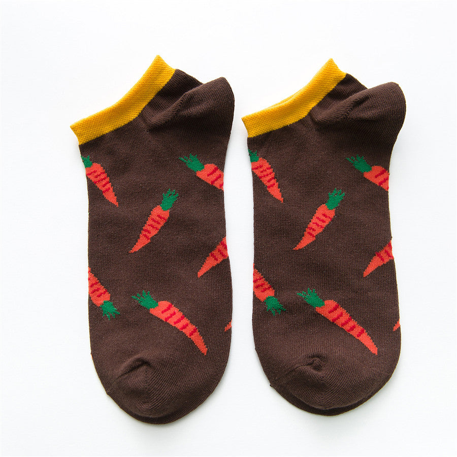 Chalier Mens Casual Ankle Street Hip-hop Carrot Socks