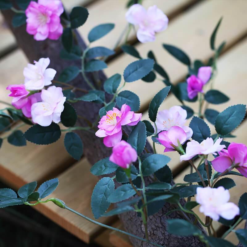 Artificial Flower Rattan Artificial Wall Hanging Rattan Decorative Fake Flower Rattan - CHALIER