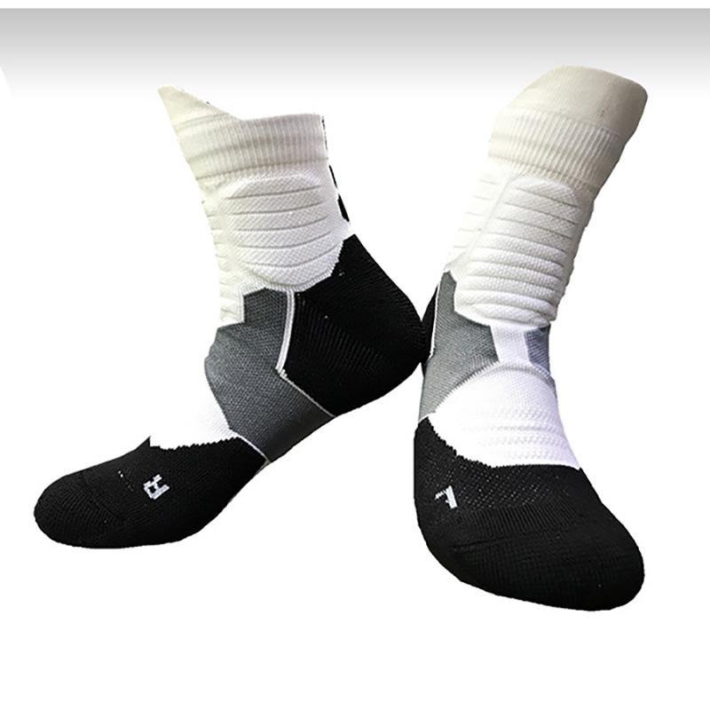Basketball Socks For Men and Women Medium Height Professional Sports Non-slip Deodorant Thick Socks - CHALIER