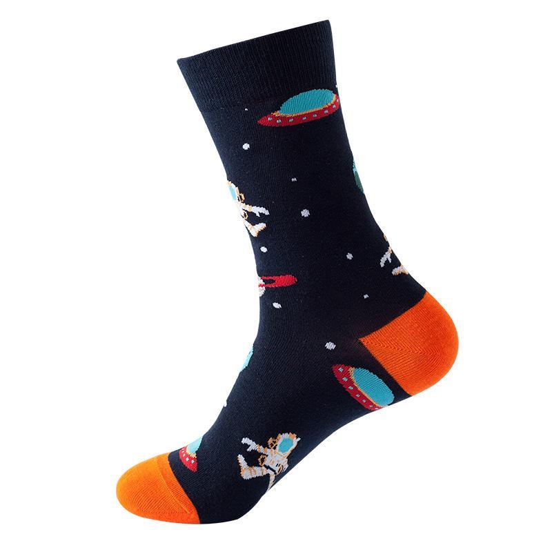 Funny Socks for Men & Women Crazy Colorful Cool Novelty Cute Dress Socks - CHALIER