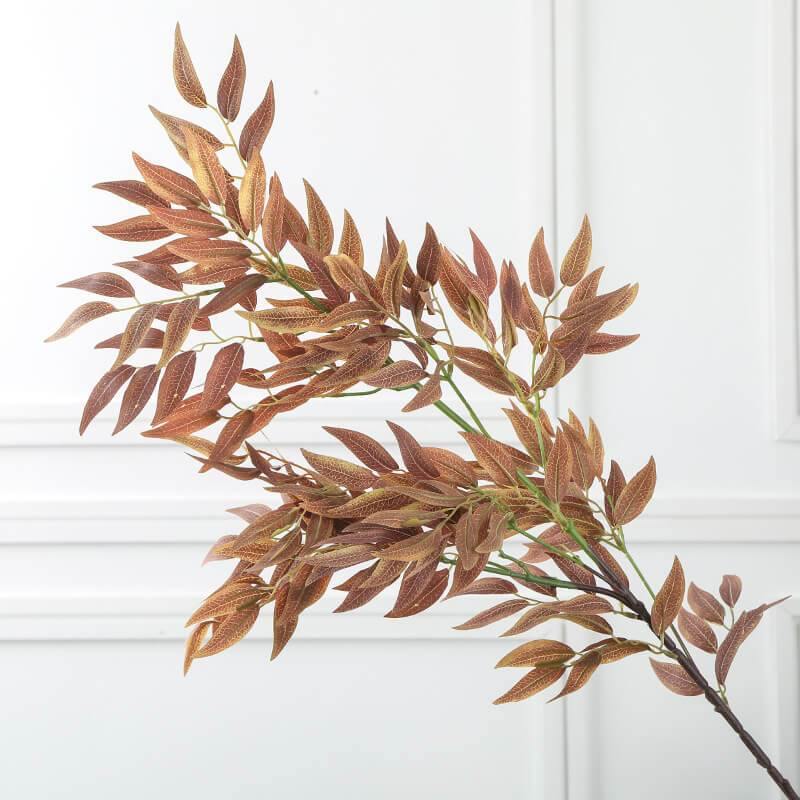 Artificial Willow Bouquet Fake Leaves Fake Plants For Home Christmas Wedding Decoration - CHALIER