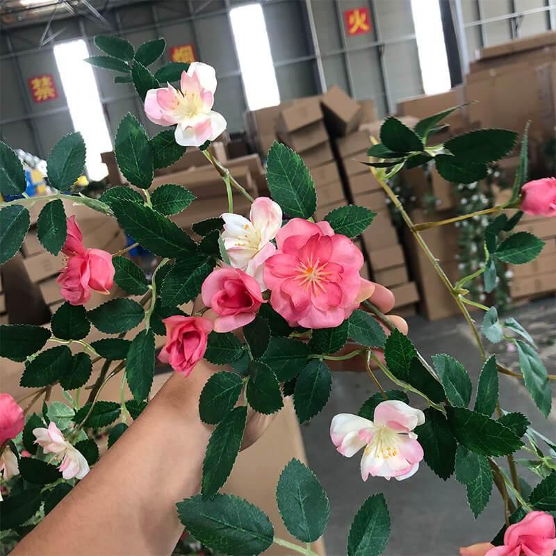 Artificial Flower Rattan Artificial Wall Hanging Rattan Decorative Fake Flower Rattan - CHALIER