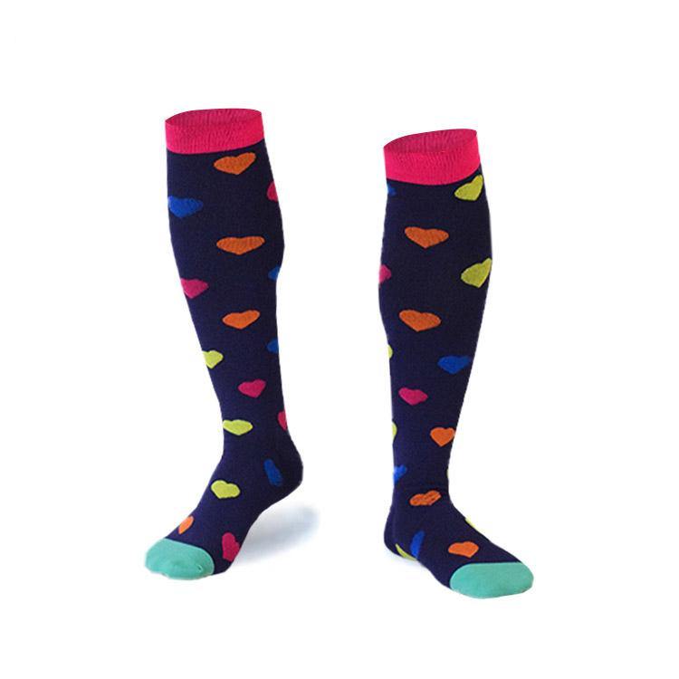 Compression Socks Unisex Breathable Shaping No Slip Sports Socks Elastic Stockings - CHALIER