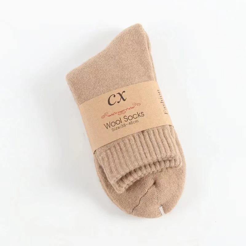 Mens Winter Crew Wool Warm Thickened Socks 6 Pairs - CHALIER